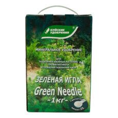 Удобрение для Хвойных Зеленая игла, (коробка), 1кг, (Буйские удобр.)